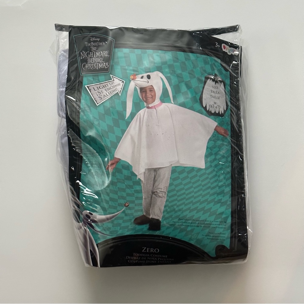 The Nightmare Before Christmas Zero Toddler 3T-4T Costume